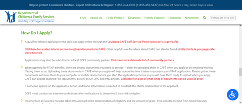 Family Independence Temporary Assistance (FITAP)