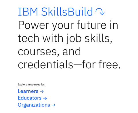 IBM SkillsBuild – Earn Free IBM Certificates